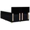 vidaXL Posteľn&yacute; r&aacute;m boxspring s matracom čierny 140x200 cm l&aacute;tka