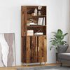 vidaXL Highboard Star&eacute; drevo 69,5 x 32,5 x 180 cm Kompozitn&eacute; drevo