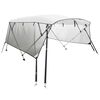 vidaXL Strie&scaron;ka Bimini so 4 obl&uacute;kmi a stenami 243x(230-244)x137 cm