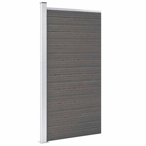 vidaXL Plotov&yacute; panel WPC 95x186 cm siv&yacute;