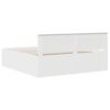 vidaXL R&aacute;m postele s čelnou doskou Biela 180 x 200 cm Kompozitn&eacute; drevo