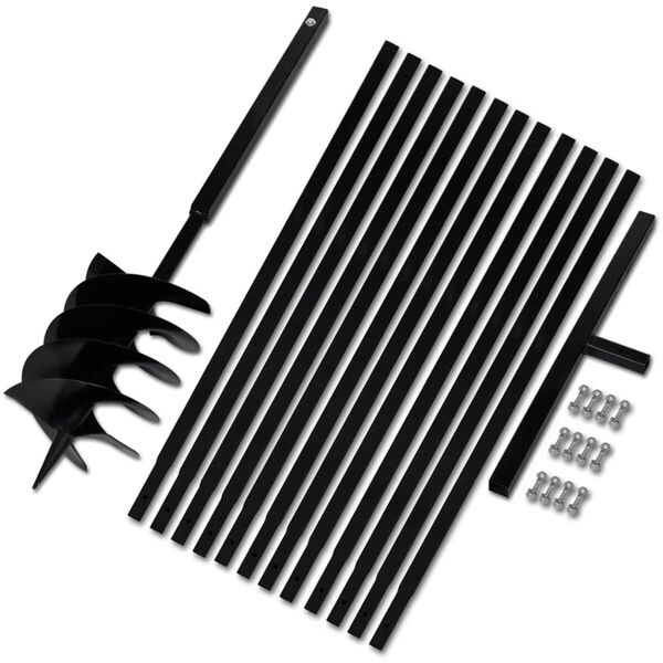 Zemn&aacute; vŕtačka 200mm s rukov&auml;ťou a 13 m oceľovou predlžovacou r&uacute;rkou