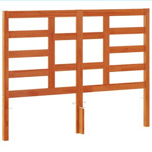 vidaXL Čelo postele voskov&eacute; hned&eacute; 135 cm mas&iacute;vna borovica