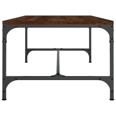 vidaXL Konferenčný stolík hnedý dub 80x50x35 cm spracované drevo