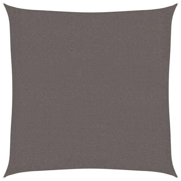 vidaXL Tieniaca plachta antracitová 2x2 m HDPE štvorcová