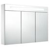 vidaXL LED k&uacute;peľňov&aacute; zrkadlov&aacute; skrinka 88x13x62 cm