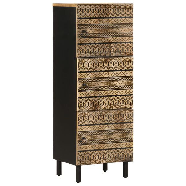 vidaXL Highboard 40x33,5x110 cm Mas&iacute;vne hrub&eacute; drevo Mango
