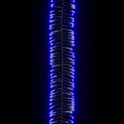vidaXL Reťaz so zhlukmi LED, 2000 diód, modrá 17 m, PVC