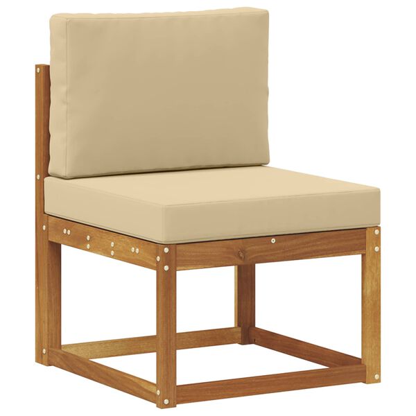 vidaXL Z&aacute;hradn&aacute; s&uacute;prava gaučov s vank&uacute;&scaron;om 11 pcs Pr&iacute;rodn&aacute; a b&eacute;žov&aacute;