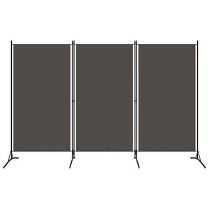vidaXL 3-panelov&yacute; parav&aacute;n antracitov&yacute; 260x180 cm