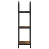 vidaXL Regál na knihy Tmavý dub 40 x 30 x 109 cm Kompozitné drevo