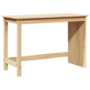 vidaXL St&ocirc;l Hned&aacute; 112 x 50 x 75 cm Mas&iacute;vne borovicov&eacute; drevo