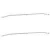 vidaXL Nosn&iacute;k plachty na pr&iacute;vesy 2 Strieborn&aacute; 102-155 cm Hlin&iacute;k