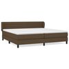 vidaXL Boxspring posteľ s matracom tmavohned&aacute; 200x200 cm l&aacute;tka