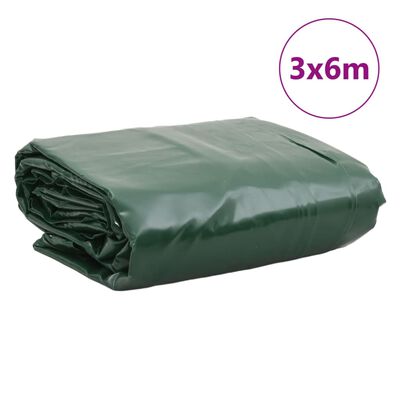 vidaXL Celta, zelená 3x6 m 650 g/m²