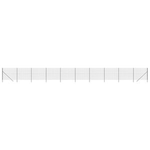 vidaXL Dr&ocirc;ten&yacute; plot antracitov&yacute; 1,6x25 m pozinkovan&aacute; oceľ