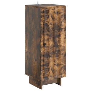 vidaXL Serv&iacute;rovacia skriňa Dymov&yacute; dub 33 x 34,5 x 90 cm