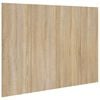 vidaXL Čelo postele dub sonoma 120x1,5x80 cm spracovan&eacute; drevo