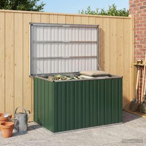vidaXL Z&aacute;hradn&yacute; &uacute;ložn&yacute; box zelen&yacute; 109x67x65 cm