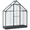vidaXL Z&aacute;hradn&yacute; sklen&iacute;k s dverami Antracitov&aacute; 183,5 x 63,5 x 207 cm