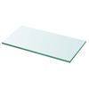 vidaXL Poličkov&yacute; panel z priehľadn&eacute;ho skla, 30x12 cm