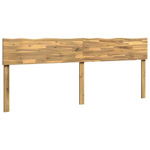 vidaXL Čelo postele s prirodzenou hranou ROSTOCK Biela 180 cm