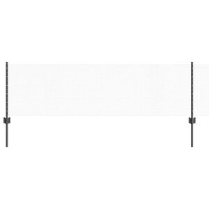 vidaXL Hexagon&aacute;lny plot s stĺpom 25 x 0,6 m PVC potiahnut&aacute; oceľ Siv&aacute;