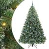 vidaXL Umel&yacute; vianočn&yacute; stromček s 300 LED-i Zelen&aacute; 240 cm PE a PVC