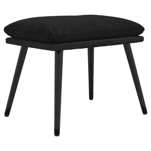 vidaXL Podnožka čierna 45x29,5x35 cm l&aacute;tka a umel&aacute; koža