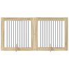 vidaXL Br&aacute;na pre psov so stojanmi 2 pcs Dub sonoma 100 x 100 cm
