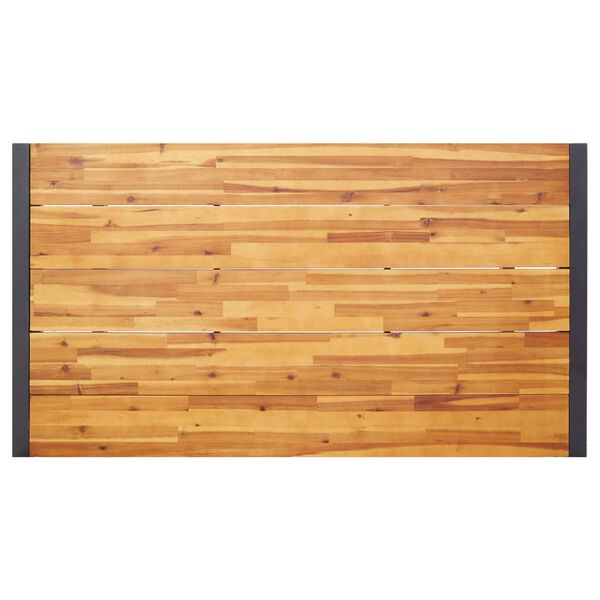 vidaXL 5-dielna z&aacute;hradn&aacute; jed&aacute;lensk&aacute; s&uacute;prava čierna