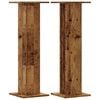 vidaXL Stojany na reproduktor 2ks star&eacute; drevo 30x30x95cm kompoz. drevo