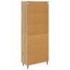 vidaXL Highboard so z&aacute;suvkou 2 pcs Remeseln&yacute; dub Kompozitn&eacute; drevo