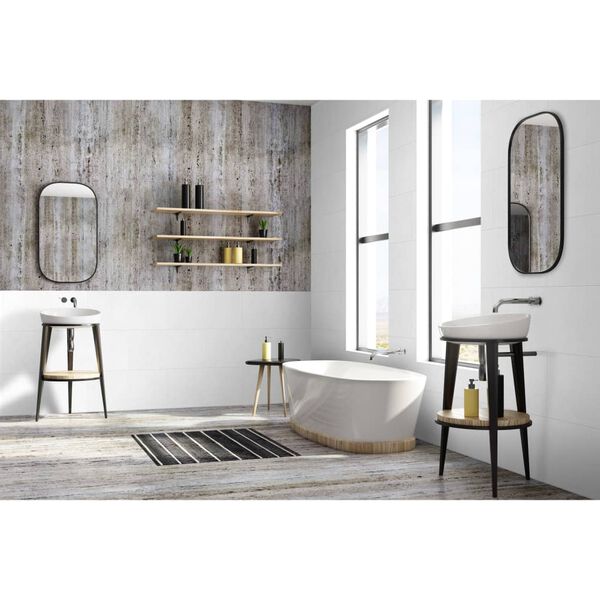 Grosfillex N&aacute;stenn&aacute; obkladov&aacute; dlaždica Gx Wall+ 11ks kameň 30x60cm biela