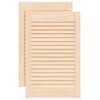 vidaXL Lamelov&eacute; dvierka na skrinku 2 ks 61,5x39,4 cm, borovicov&yacute; mas&iacute;v