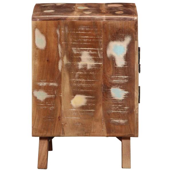 vidaXL Nočn&aacute; skrinka 2 ks 40x32x46 cm Rekultivovan&eacute; mas&iacute;vne drevo