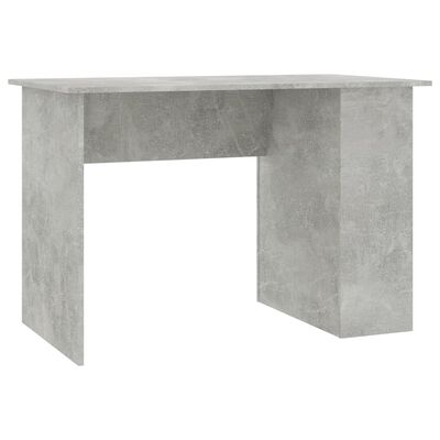 vidaXL Stôl betónovo-sivý 110x60x73 cm drevotrieska