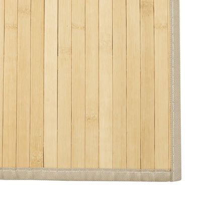 vidaXL Koberec obdĺžnikový bledý prírodný 70x200 cm bambus
