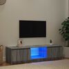 vidaXL TV skrinka s LED svetlami siv&yacute; dub sonoma 140x40x36 cm