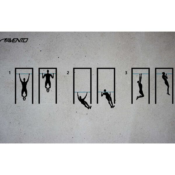 Avento Kladov&aacute; tyč na dvere oceľov&aacute;