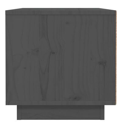 vidaXL Nočné stolíky 2 ks sivé 40x34x35 cm borovicový masív