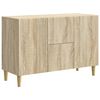 vidaXL Serv&iacute;rovacia skriňa so z&aacute;suvkou Dub sonoma 89 x 34,5 x 60 cm