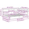 vidaXL Knižnica posteľ Bet&oacute;novo siv&aacute; 160 x 200 cm Kompozitn&eacute; drevo