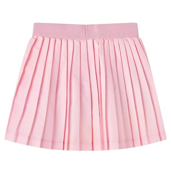 Detská plisovaná sukňa svetloružová 128