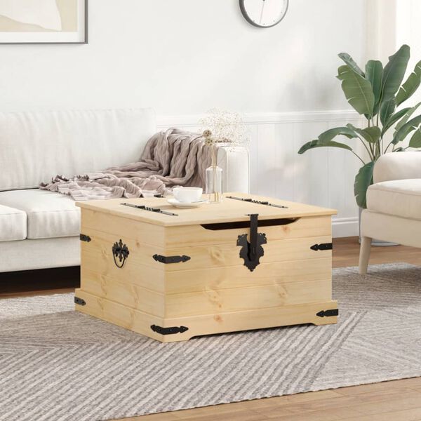 vidaXL &Uacute;ložn&yacute; box Corona 78x78x45 cm borovicov&yacute; mas&iacute;v