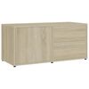 vidaXL TV skrinka, dub sonoma 80x34x36 cm, kompozitn&eacute; drevo