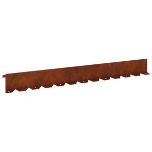 vidaXL Obrubn&iacute;k tr&aacute;vnika 30 ks 102 x 10 x 4 cm Oceľ Hrdzav&yacute;