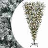 vidaXL Obraten&yacute; umel&yacute; vianočn&yacute; stromček s p&aacute;ntmi 150 cm 150 LED