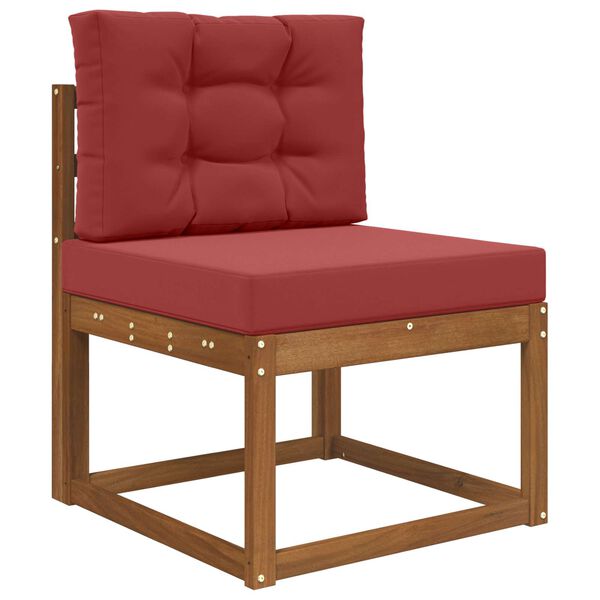 vidaXL Vank&uacute;&scaron; na vonkaj&scaron;iu pohovku 2 pcs v&iacute;novo červen&aacute; Polyester