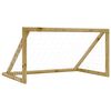 vidaXL Futbalov&aacute; br&aacute;nka so sieťou 160x80x100 cm, impregnovan&aacute; borovica